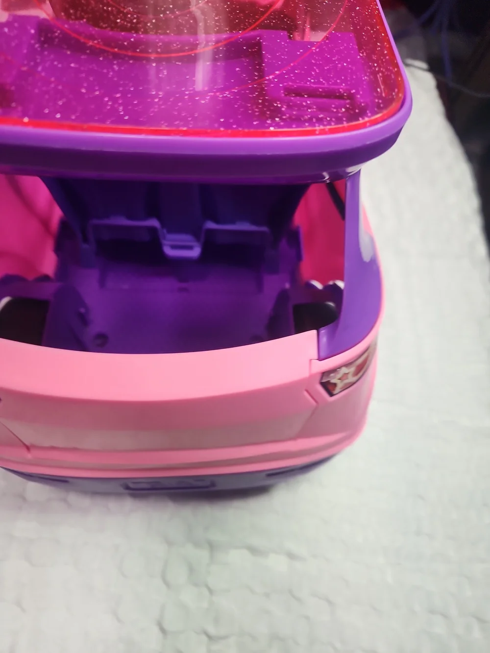 Barbie Pink and Purple Convertible Ride-On Car Set